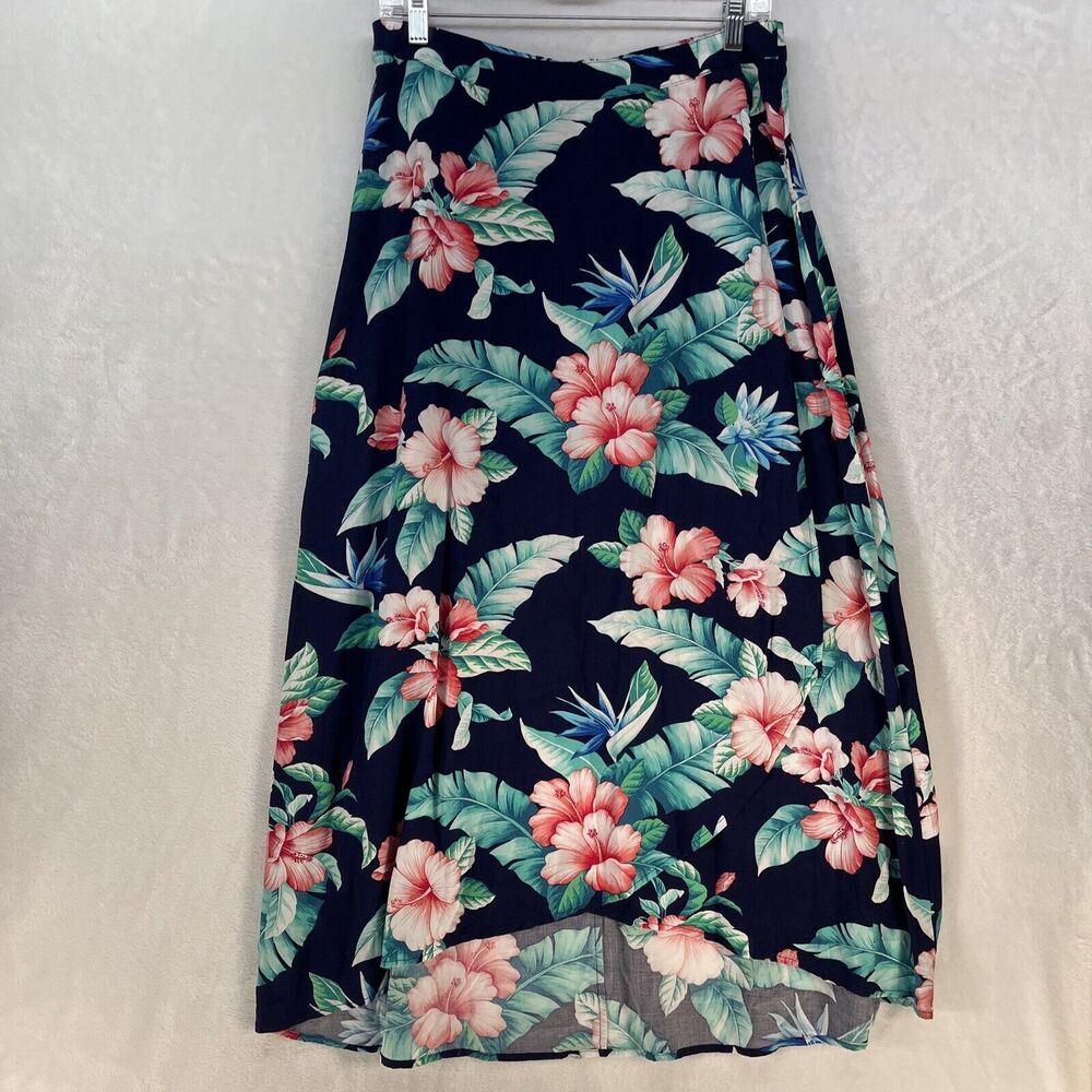 Tommy Bahama Tropical Faux Wrap Maxi Skirt Women’s Sz 6 Floristic Approach Beach